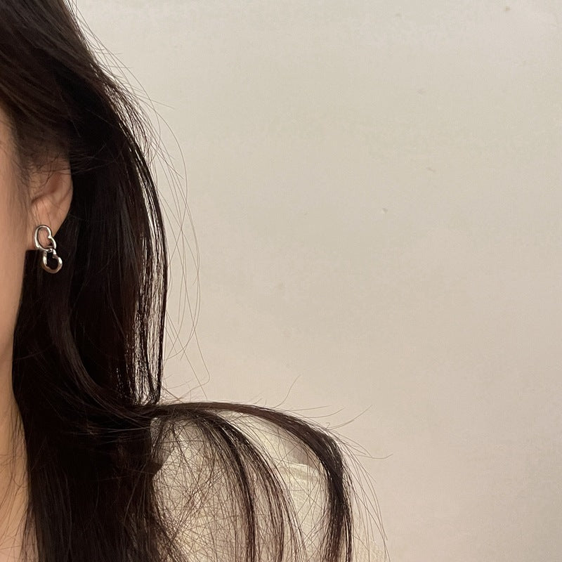 Connecting Heart Earring