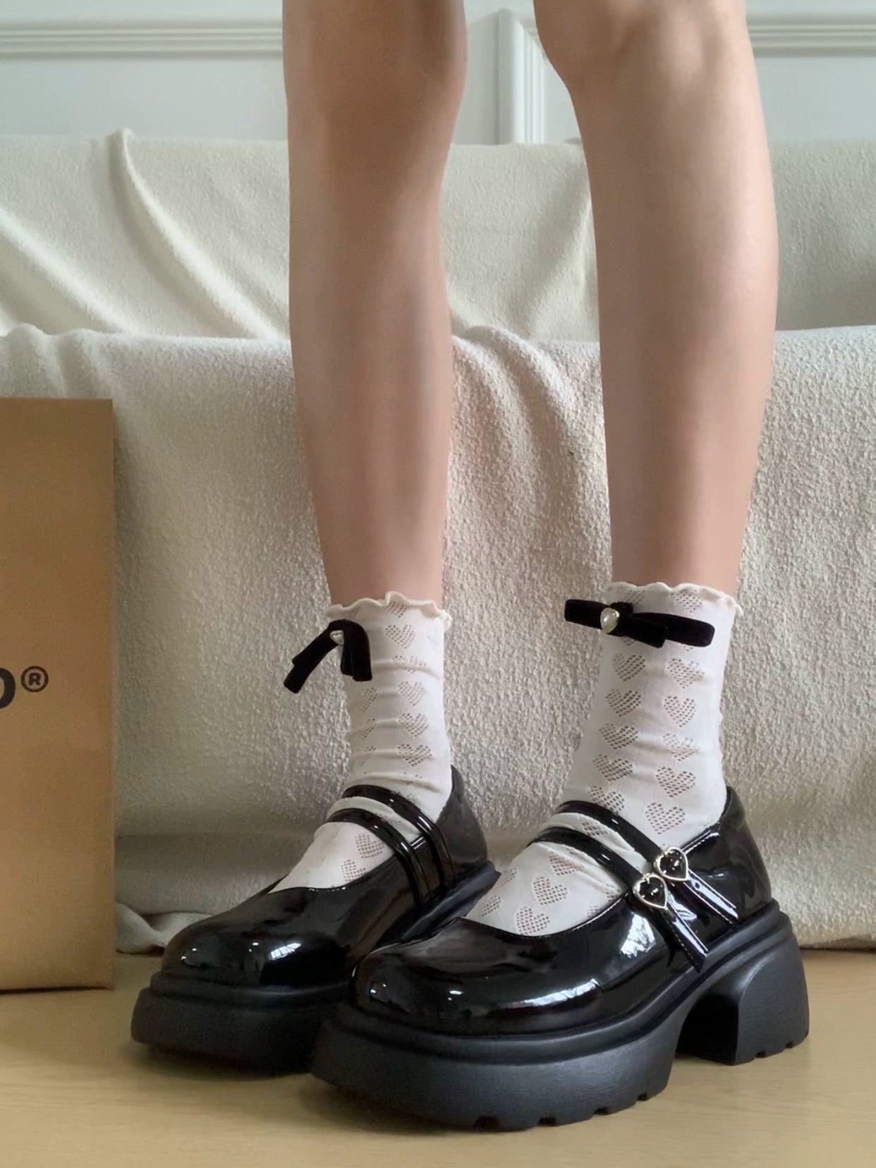 Classic Glossy Mary Jane Shoes