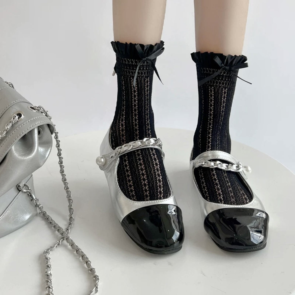 Elegant Frilly Lace Princess Socks