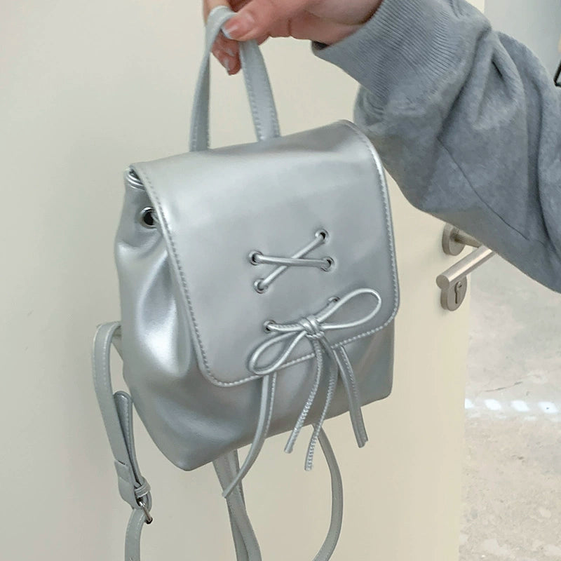 Ballet Glossy Ribbon Backpack