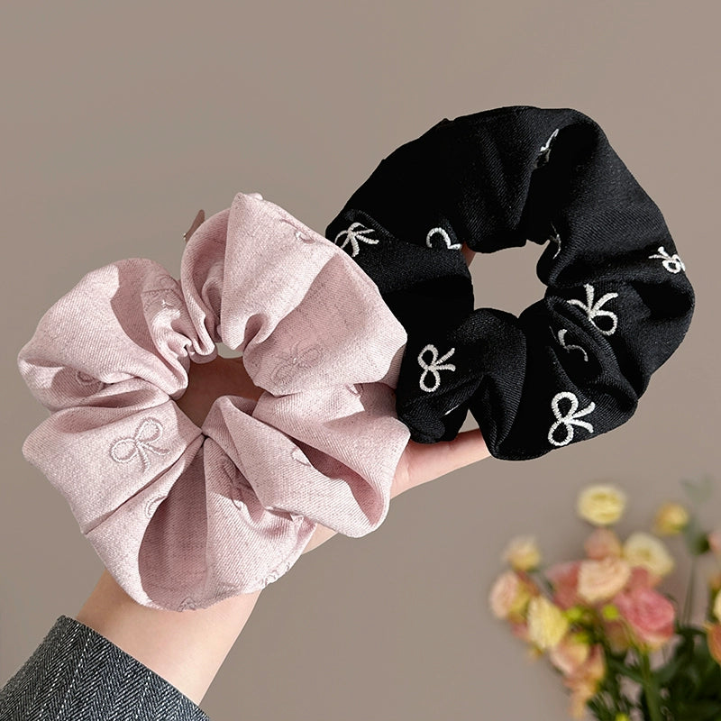 Sweet Bow Accent Headband Scrunchie Set
