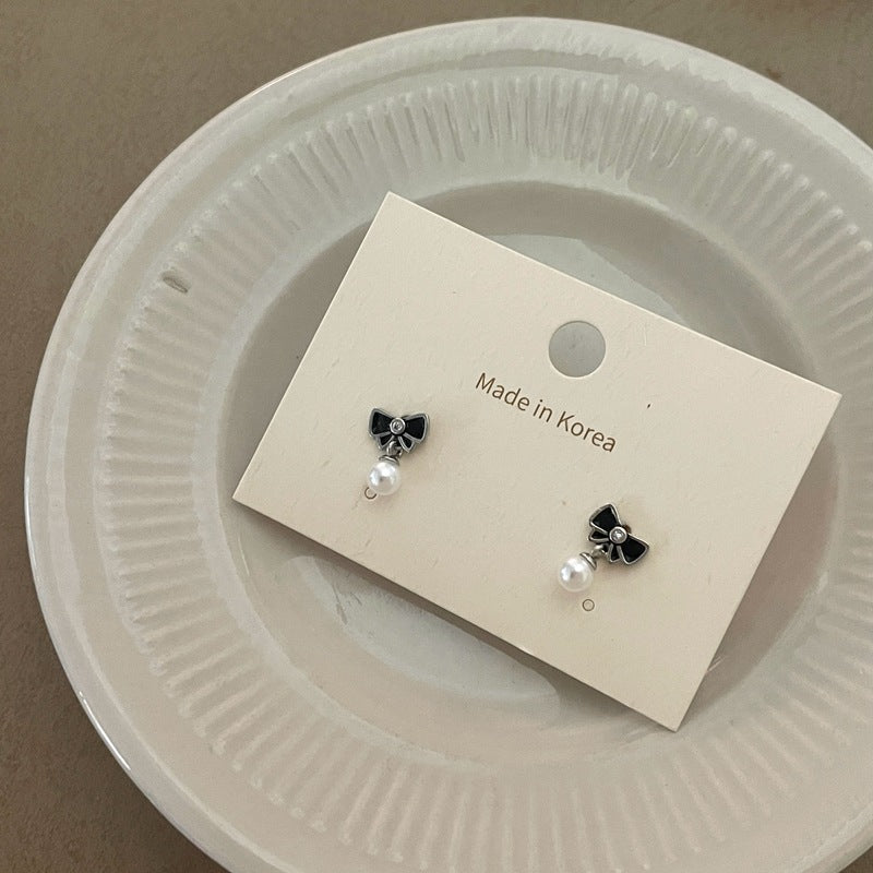 Bowknot Pearl Earring