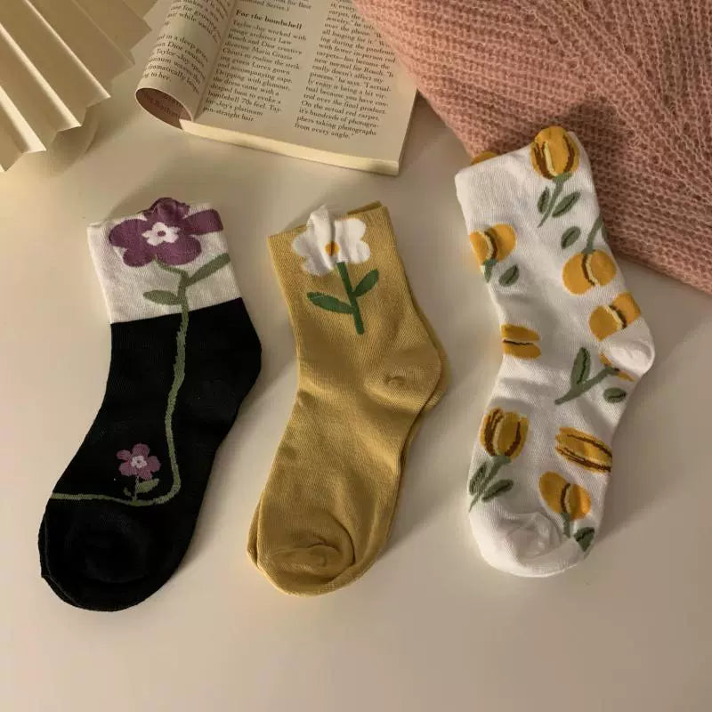 Tulip Garden Socks