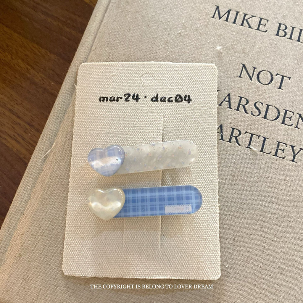 Assorted Blue Hair Accessories Set