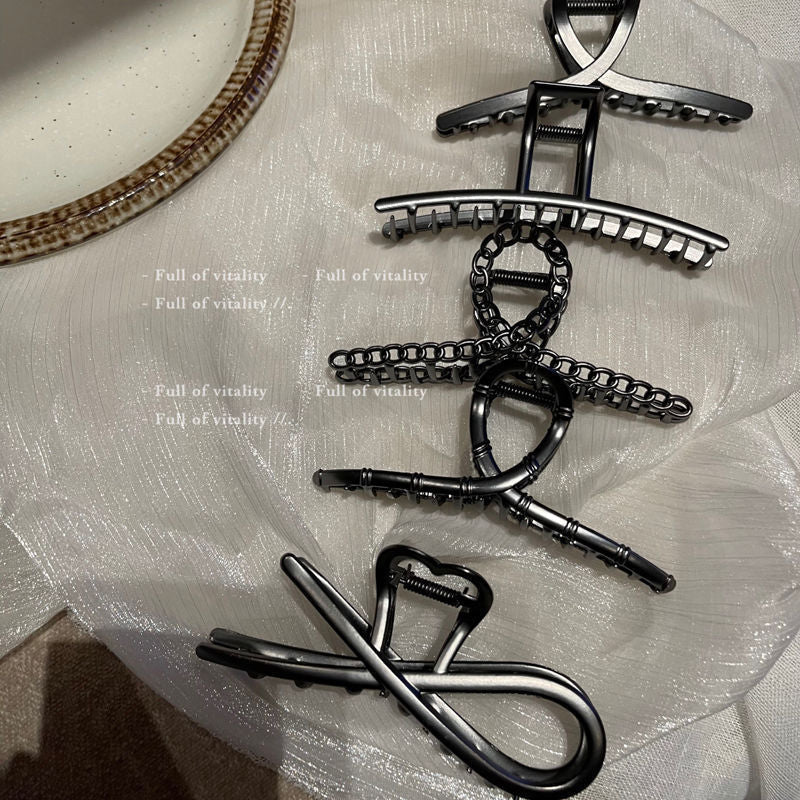 Eclipse Shine Twisted Claw Clip