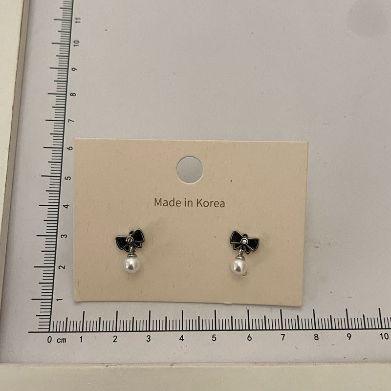 Bowknot Pearl Earring