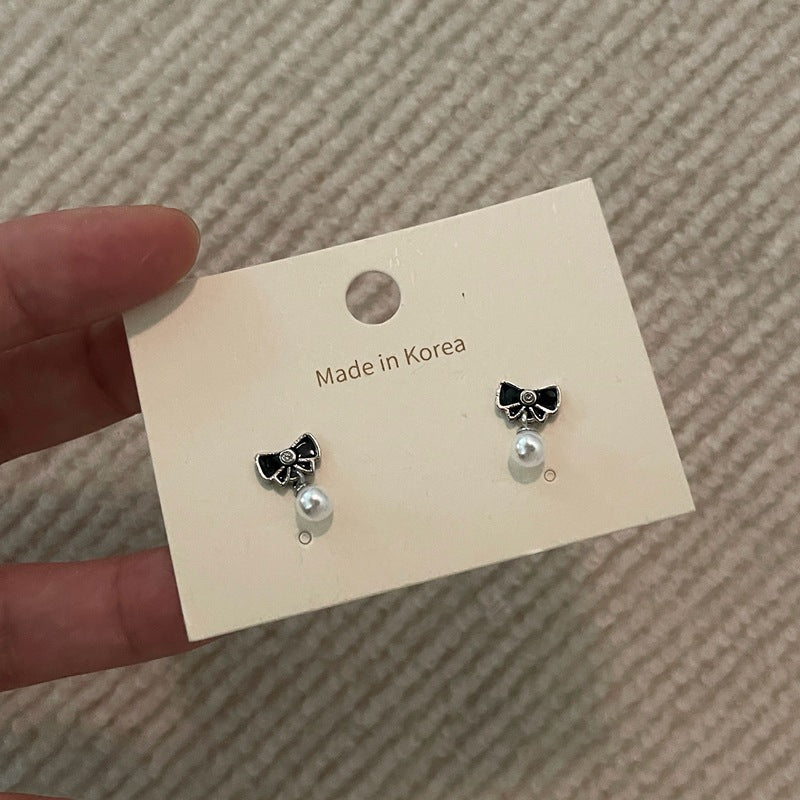 Bowknot Pearl Earring
