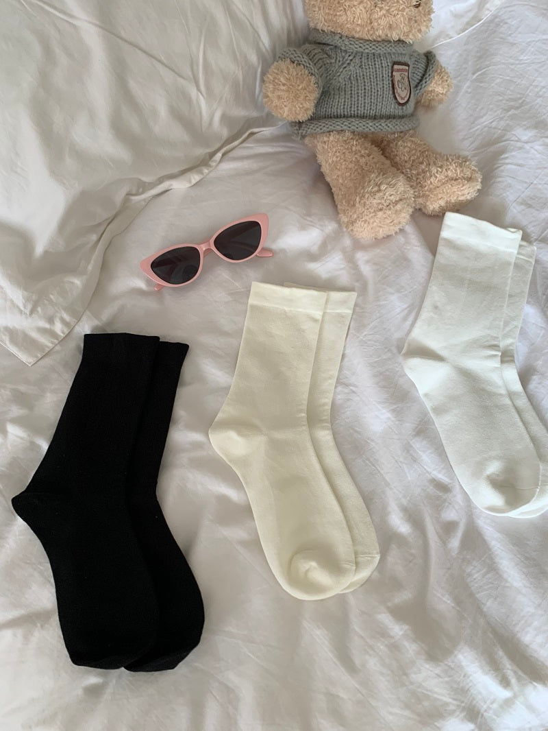 Soft Breathable Cotton Crew Socks