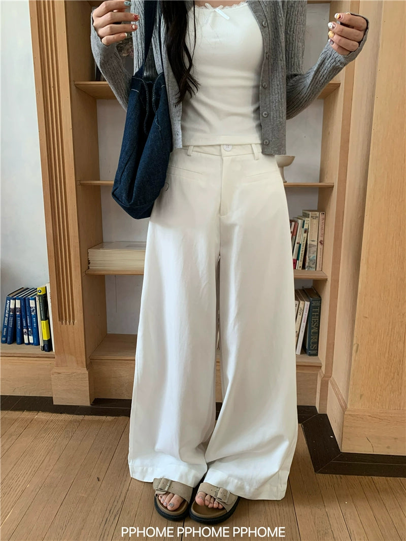 Wide-Leg Chinos