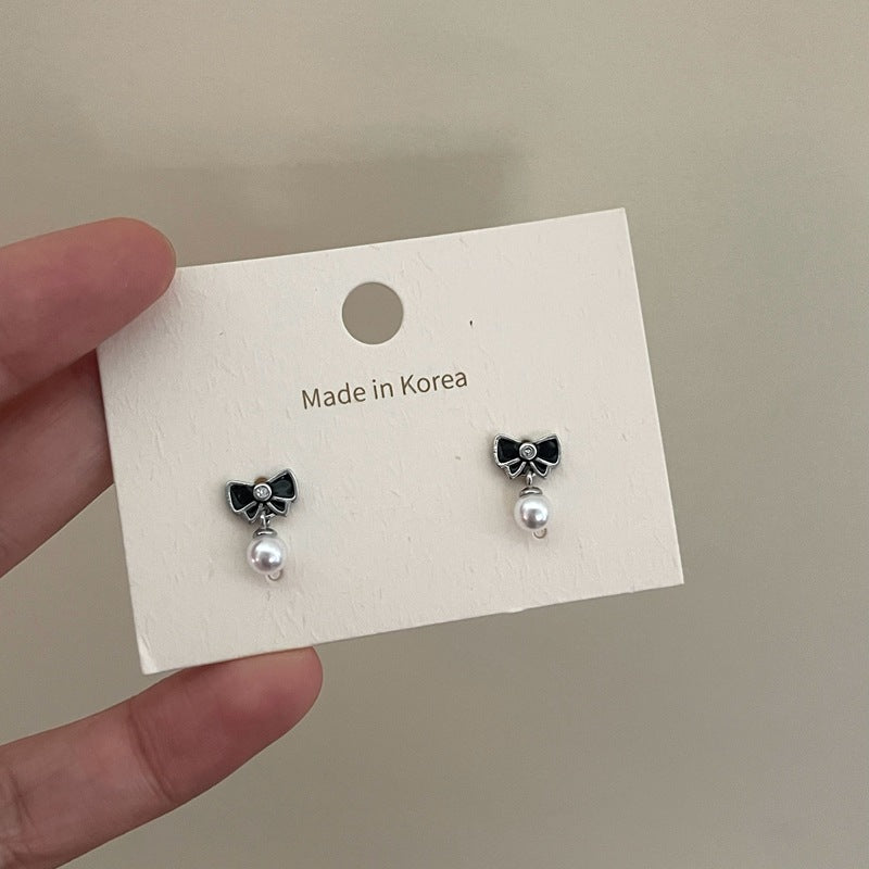 Bowknot Pearl Earring