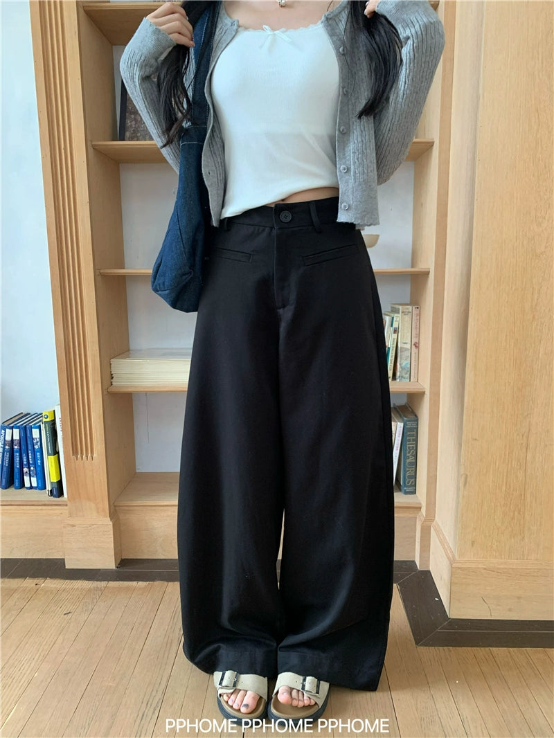 Wide-Leg Chinos