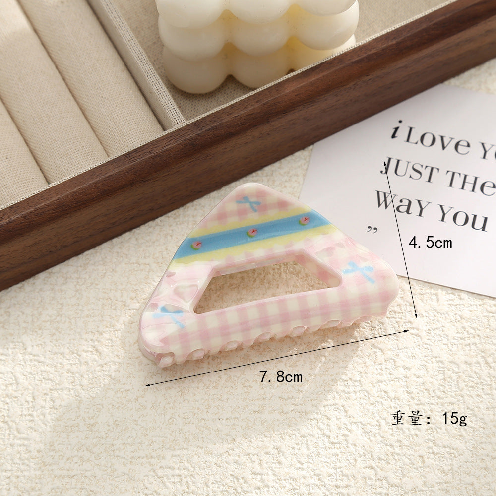 Cute Pastel Hair Claw Clips