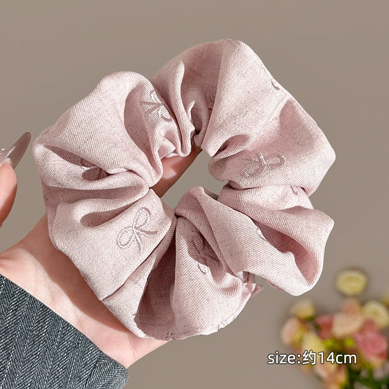 Sweet Bow Accent Headband Scrunchie Set