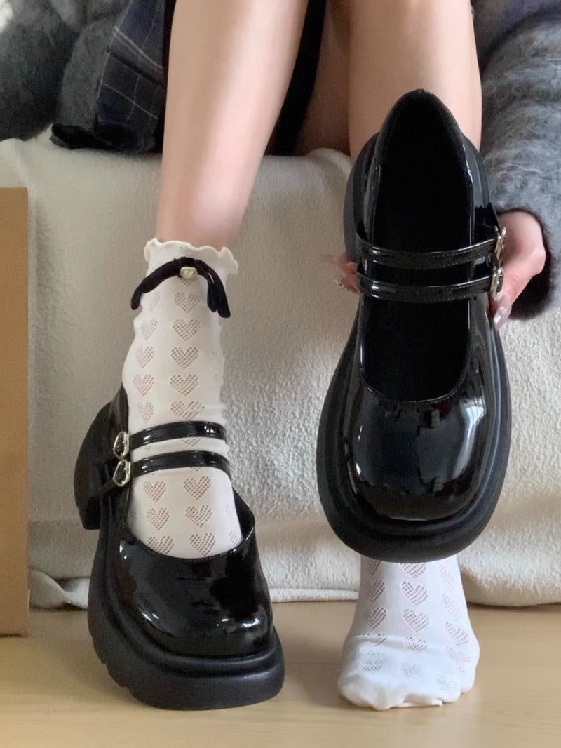 Classic Glossy Mary Jane Shoes