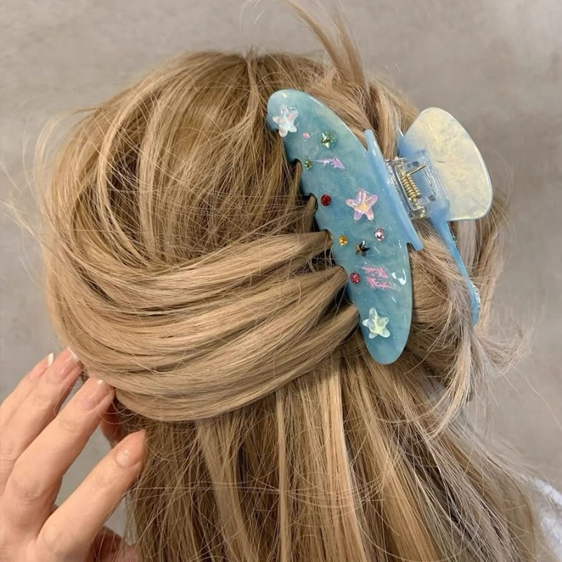 Sparkling Butterfly Hair Claw