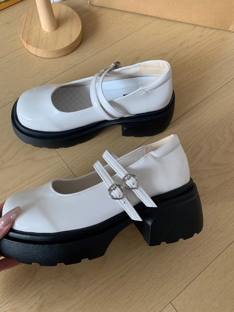 Classic Glossy Mary Jane Shoes