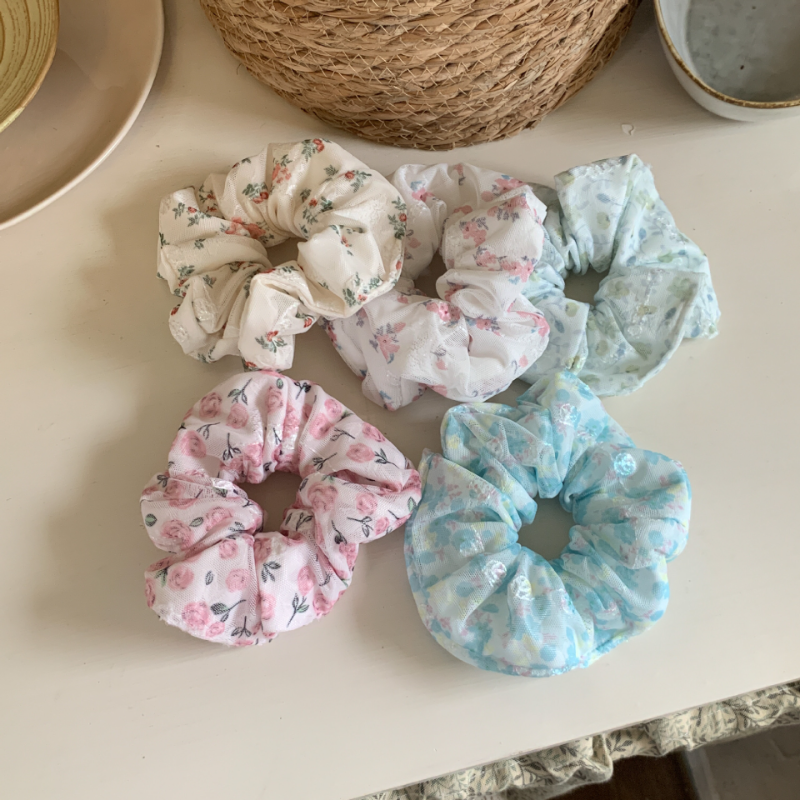 Floral Grace Scrunchies