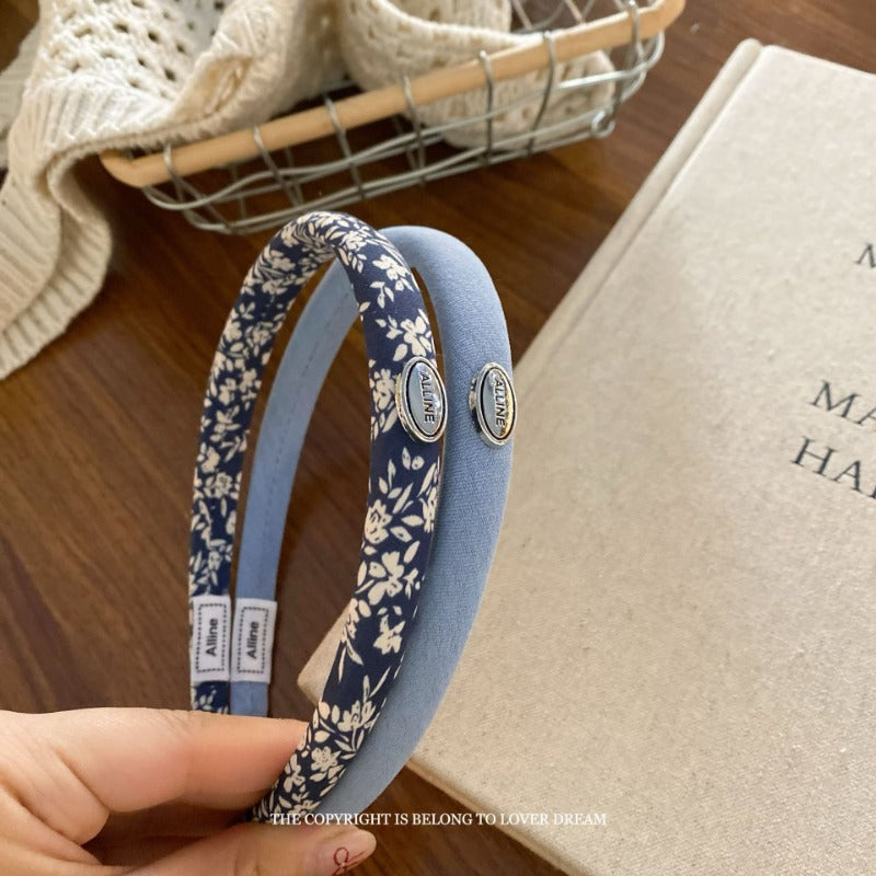 Assorted Blue Hair Accessories Set