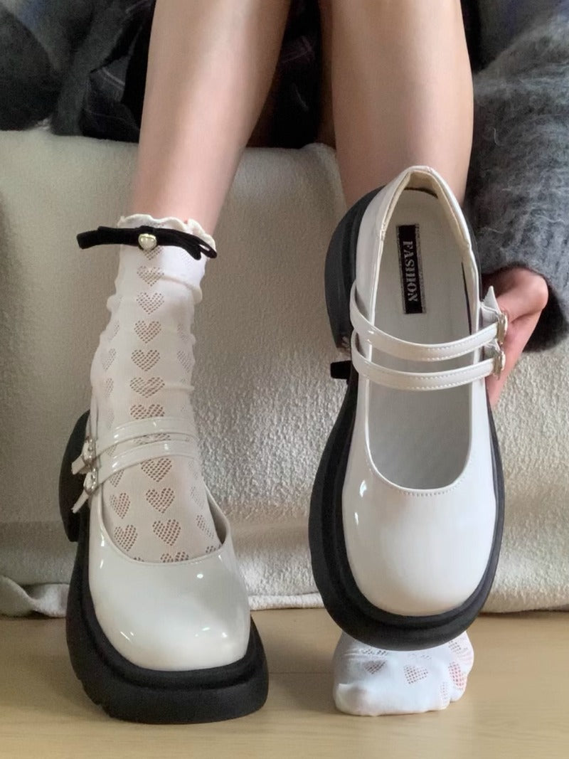 Classic Glossy Mary Jane Shoes