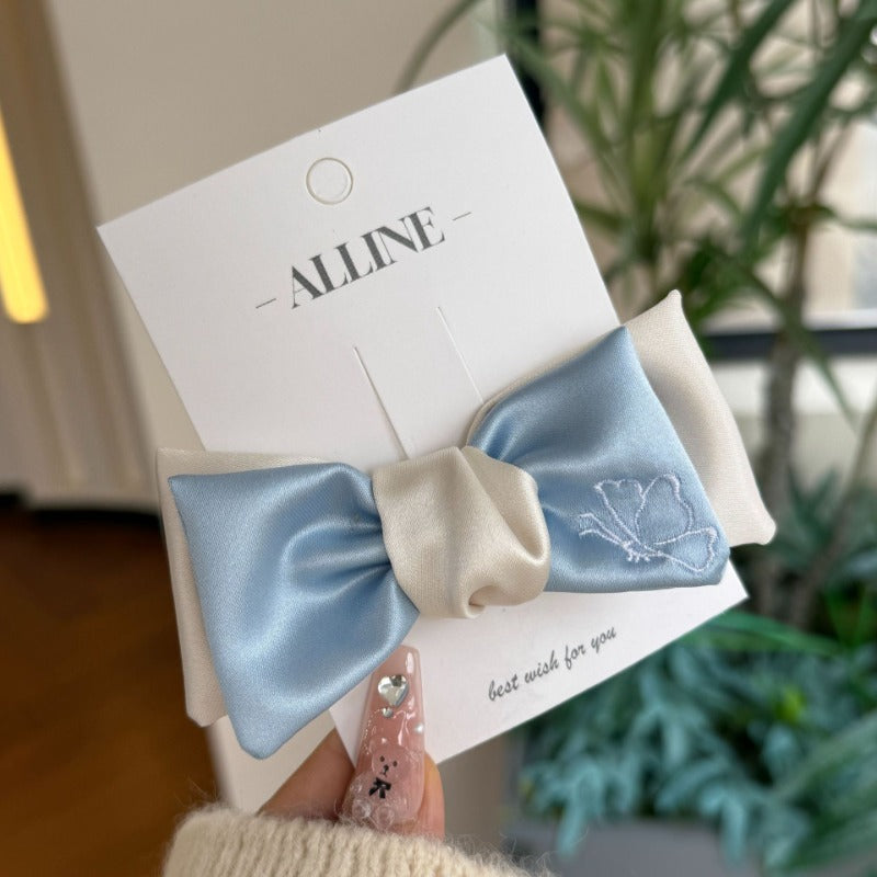 Elegant Satin Bow Hair Set