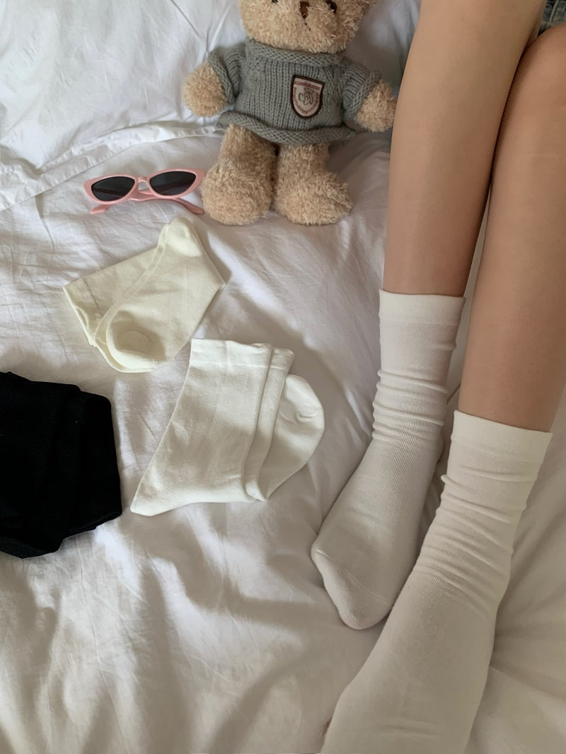 Soft Breathable Cotton Crew Socks