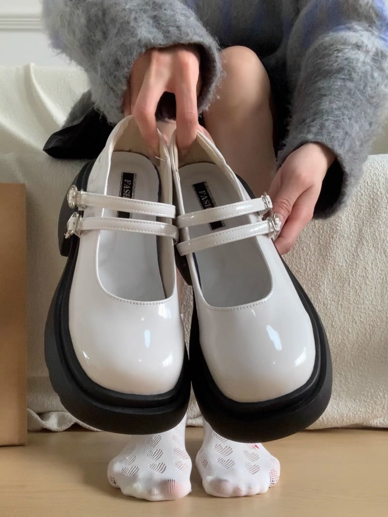 Classic Glossy Mary Jane Shoes