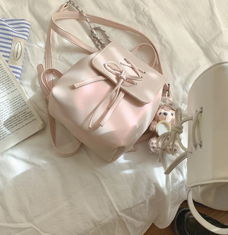 Ballet Glossy Ribbon Backpack