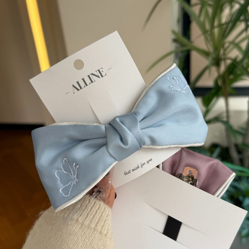 Elegant Satin Bow Hair Set