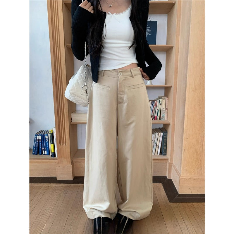 Wide-Leg Chinos