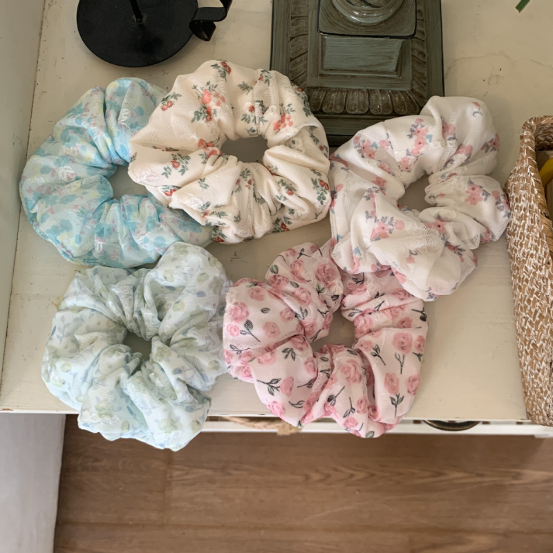 Floral Grace Scrunchies
