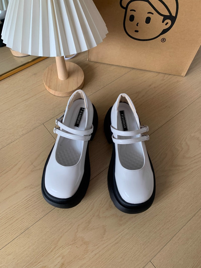 Classic Glossy Mary Jane Shoes