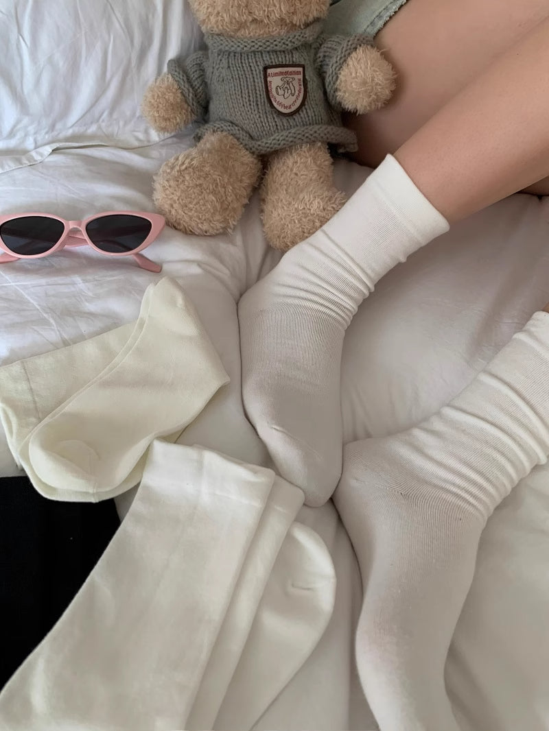 Soft Breathable Cotton Crew Socks