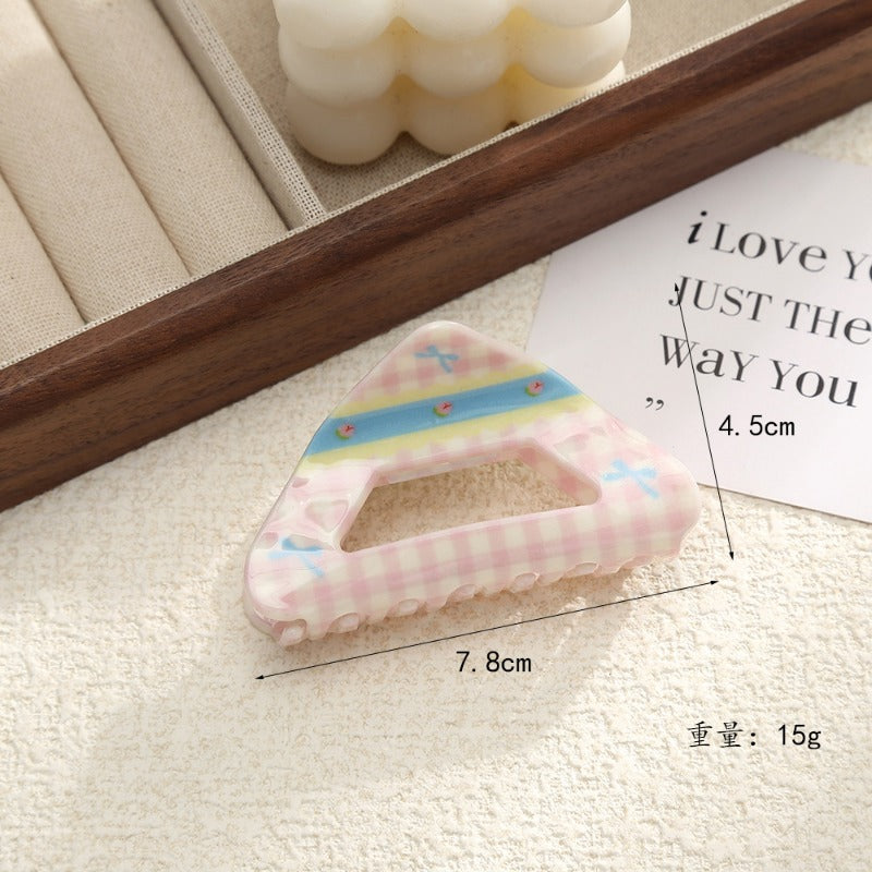 Cute Pastel Hair Claw Clips