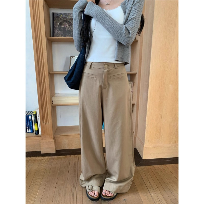 Wide-Leg Chinos