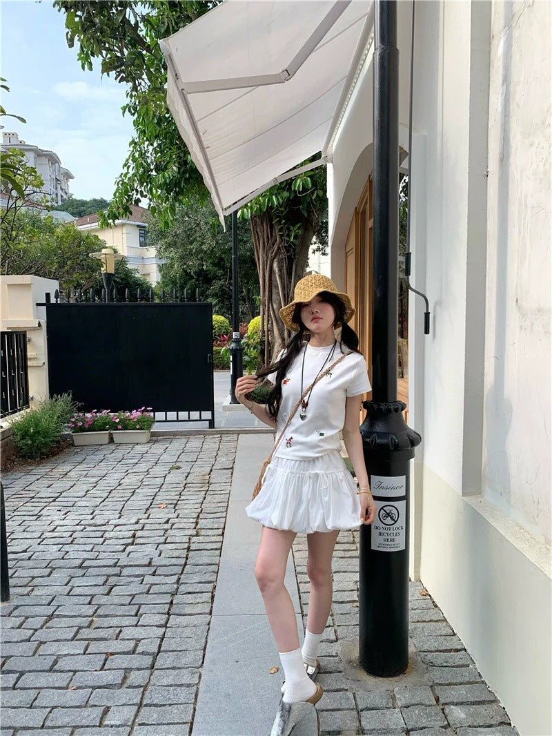 Vyonne Puffy Basic Skirt