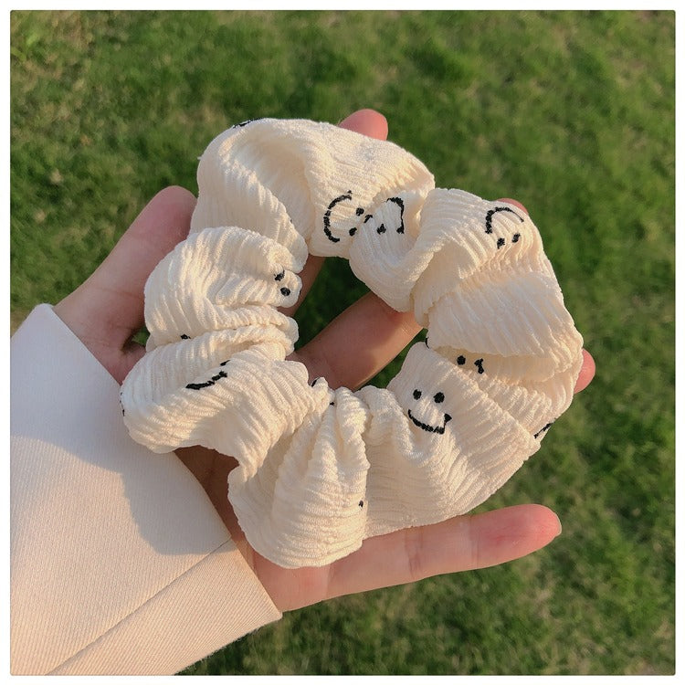 Smiley scrunchie