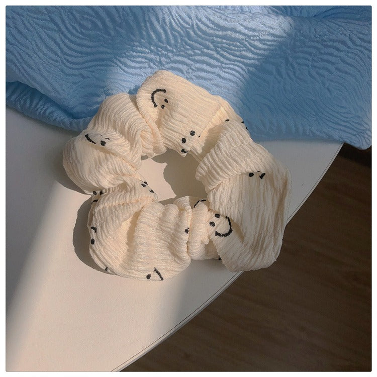 Smiley scrunchie