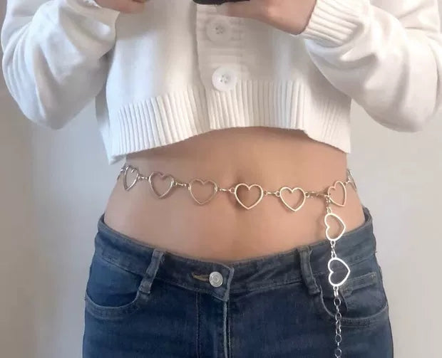 Heart chain belt