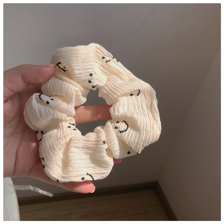 Smiley scrunchie