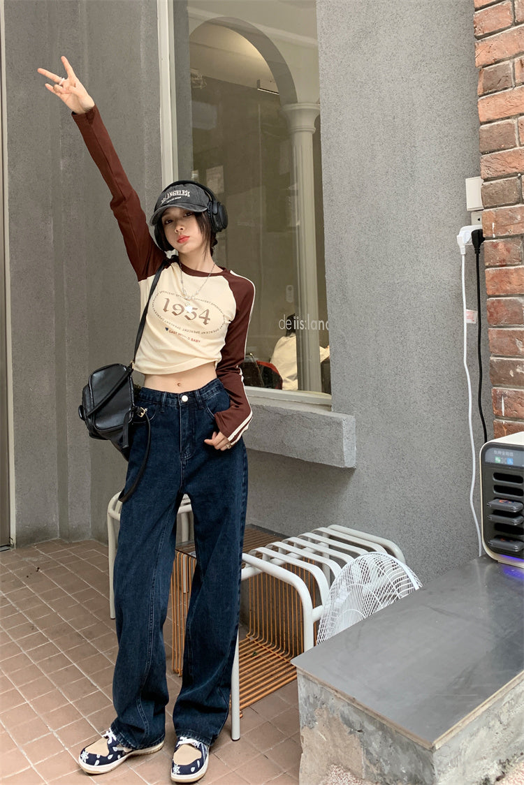 Dark Blue Denim Jeans