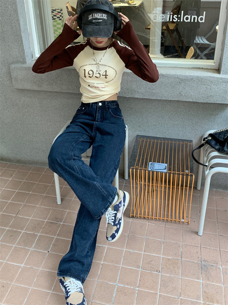 Dark Blue Denim Jeans