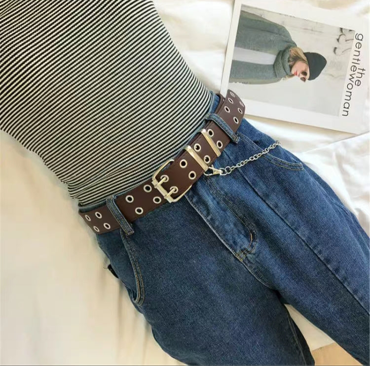Double hole belt