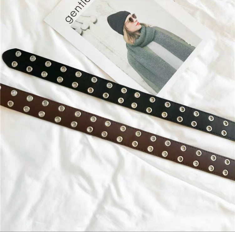 Double hole belt