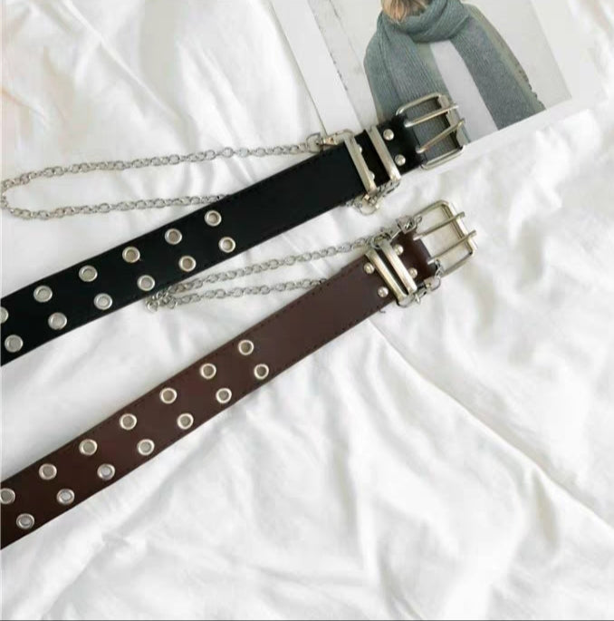 Double hole belt