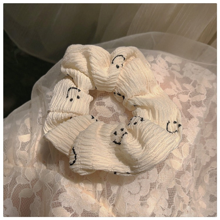 Smiley scrunchie