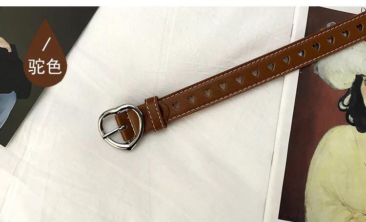 Heart hole belt