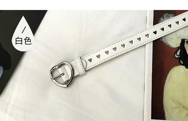 Heart hole belt