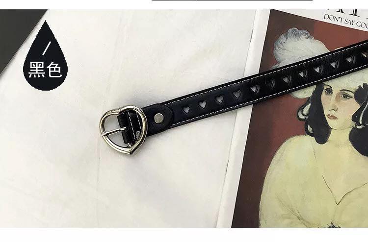 Heart hole belt