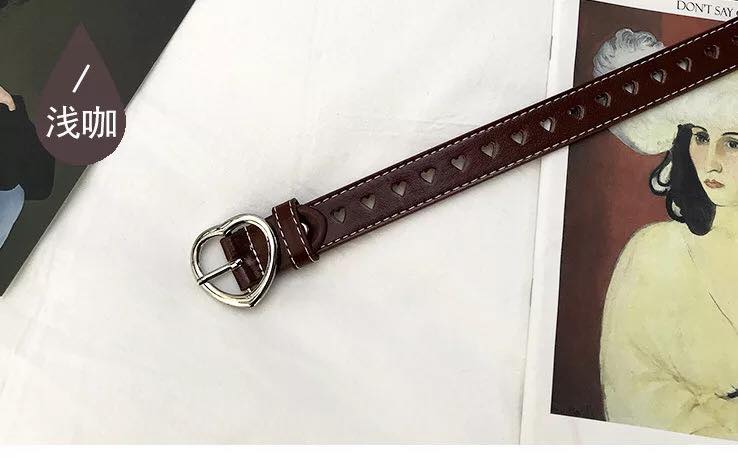 Heart hole belt