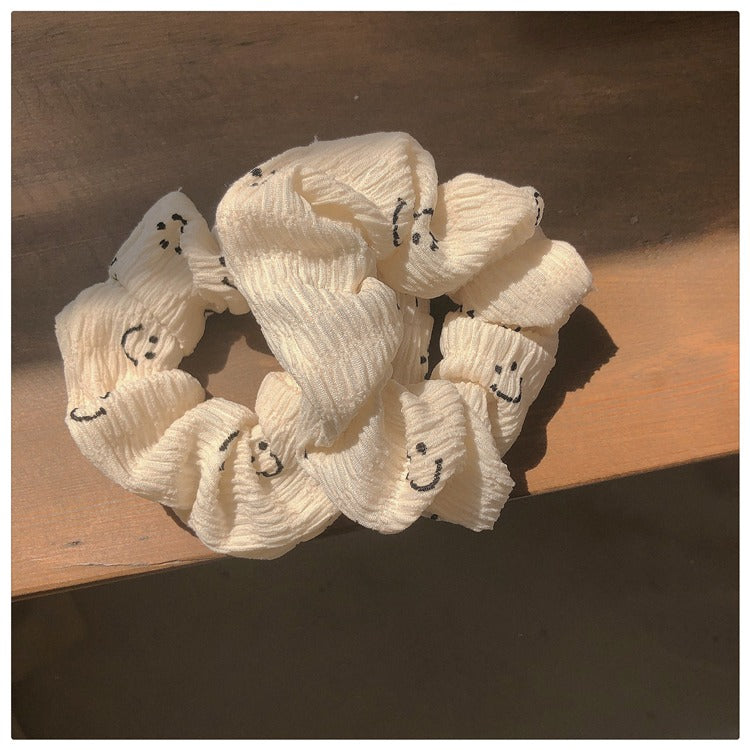 Smiley scrunchie